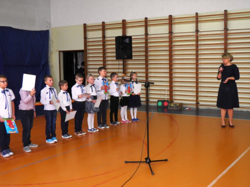 Pasowanie na ucznia klasy I.